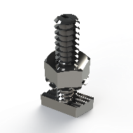 Micro Mounting T-Bolt 1/4 x 3/4 tornillo en T marca Unirac