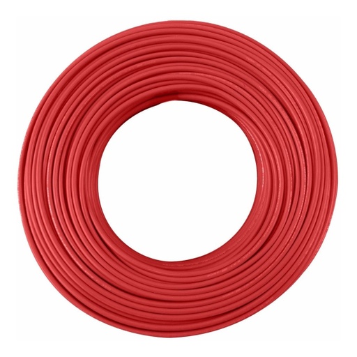 [P-07-00062-01] Cable THW Calibre 10 Color Rojo Indiana
