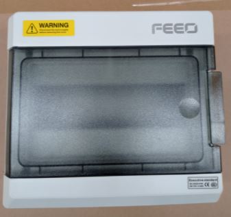[P-07-00093-01] Gabinete marca FEEO IP66 para Riel Din 9 pastillas FHVB