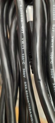 [P-01-00077-01] Cable de Alimentacion con Enchufe  108° 2P+T 10A 3m